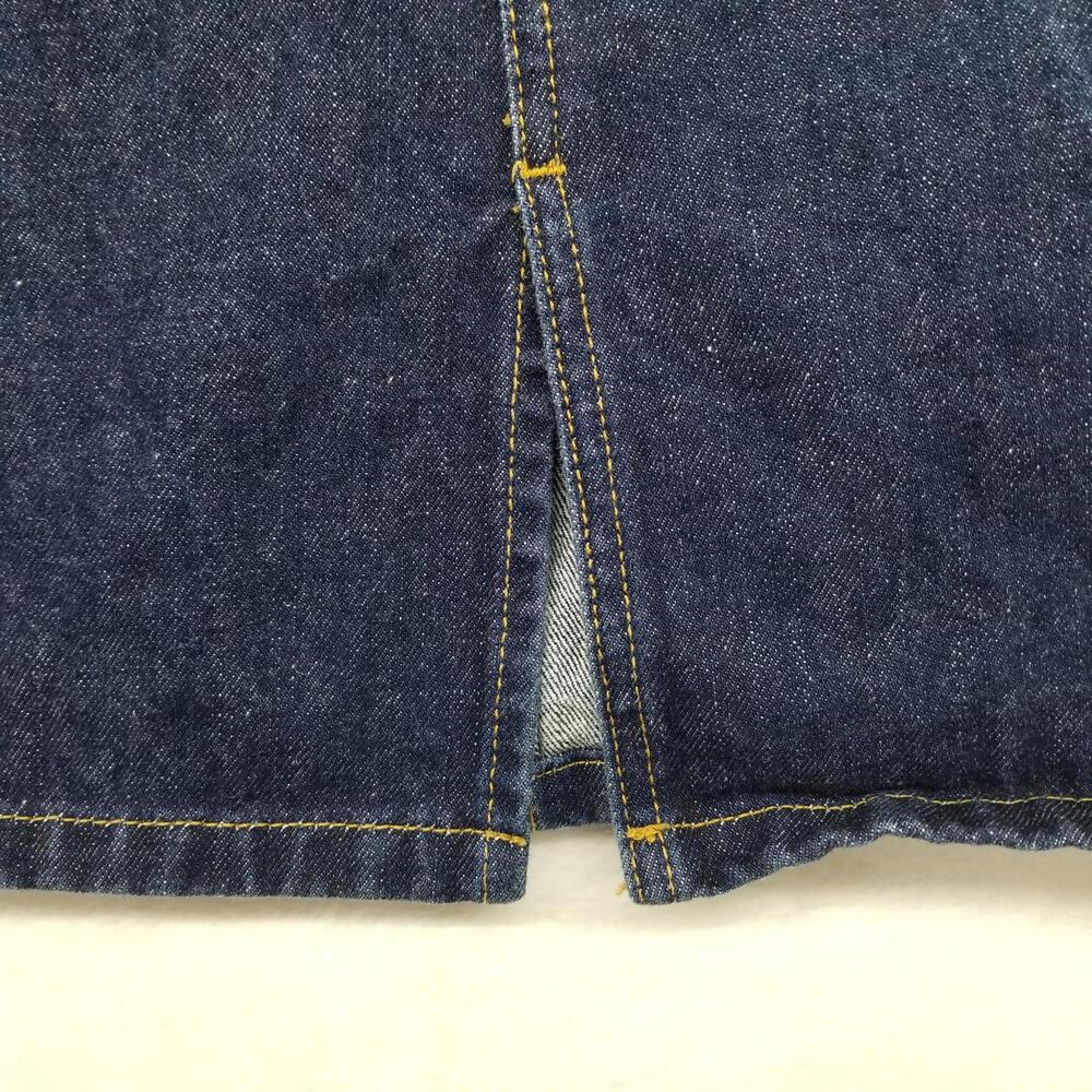 Tommy Hilfiger Y2K Vintage Jean‎ Mini Skirt 7 Dark Wash 100% Cotton Denim - Picture 4 of 10